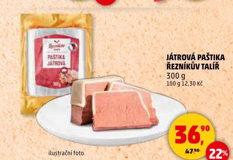 Paštika játrovka Řezníkův talíř