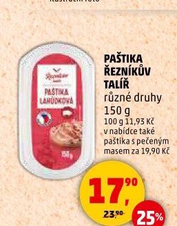 Paštika Řezníkův talíř