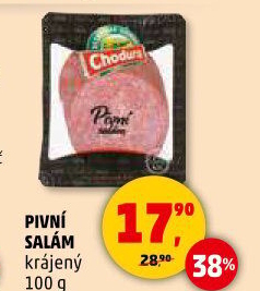 Salám pivní Beskydské uzeniny Chodura