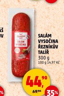Salám Vysočina Řezníkův talíř