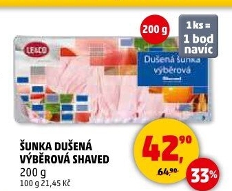 Šunka dušená výběrová LE&amp
