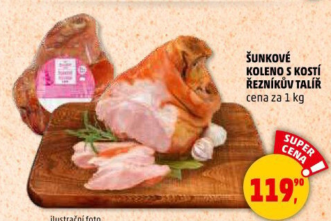 Šunkové koleno s kostí Řezníkův Talíř