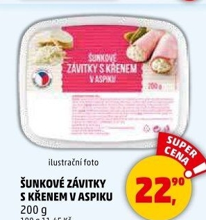 Šunkový závitek s křenem Karlova Koruna