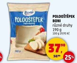 Sýr Polooštěpek Boni
