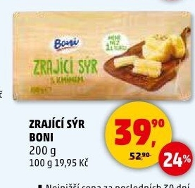 Sýr zrající s kmínem Boni