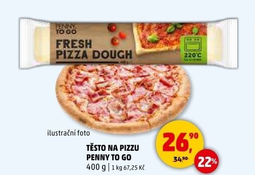 Těsto na pizzu Penny To Go