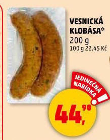 Vesnická klobása