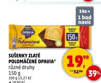 Zlaté polomáčené Opavia