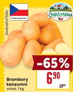 Brambory konzumní Česká farma