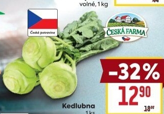 Kedlubna Česká farma
