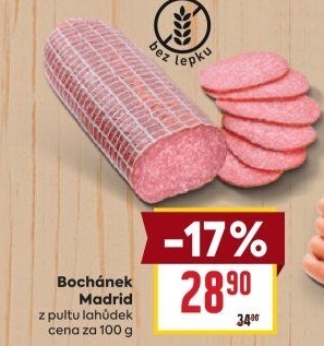 Salám bochánek Madrid