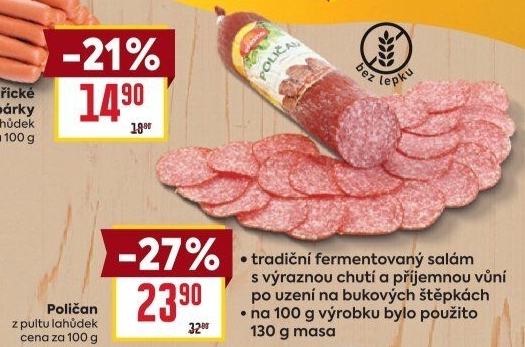 Salám Poličan Krásno