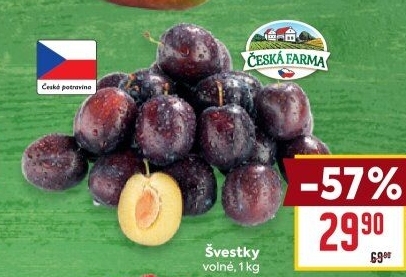 Švestky Česká farma