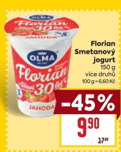 Jogurt smetanový Florian Olma