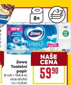 Toaletní papír 3vrstvý Deluxe Zewa