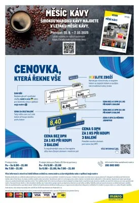 akční leták Makro 24.9.2025-7.10.2025