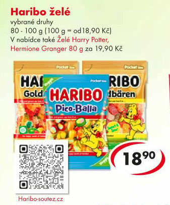 Bonbony želé Haribo