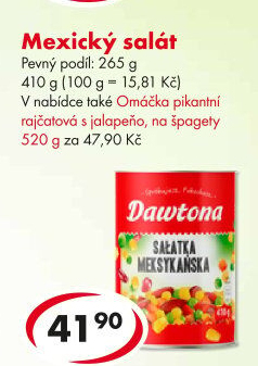 Salát mexický Dawtona - konzerva
