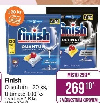 Tablety do myčky Quantum Finish
