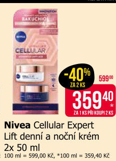 Balení krém denní a noční Cellular Expert Lift Nivea