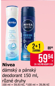 Deodorant sprej Nivea