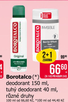 Deodorant stick Borotalco