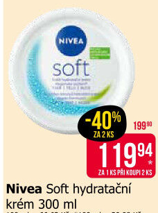 Krém hydratační Soft Nivea