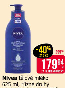 Mléko tělové Nivea