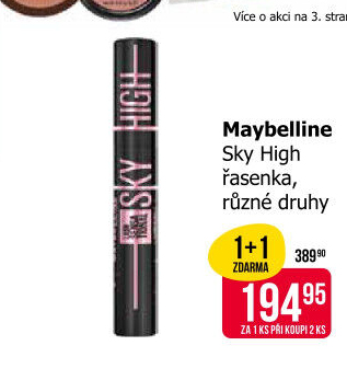 Řasenka Sky High Maybelline