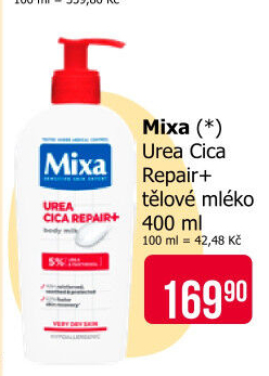 Tělové mléko Mixa