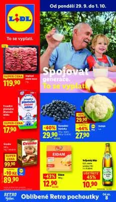 akční leták Lidl 29.9.2025-1.10.2025
