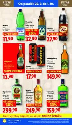 akční leták Lidl 29.9.2025-1.10.2025