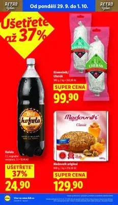akční leták Lidl 29.9.2025-1.10.2025