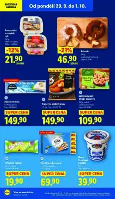 akční leták Lidl 29.9.2025-1.10.2025