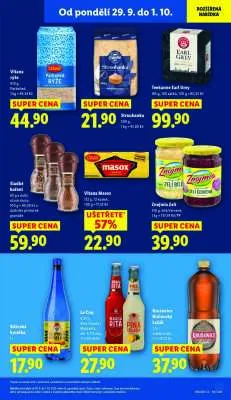 akční leták Lidl 29.9.2025-1.10.2025