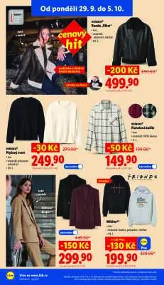 akční leták Lidl 29.9.2025-1.10.2025