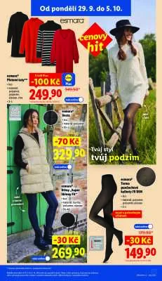 akční leták Lidl 29.9.2025-1.10.2025