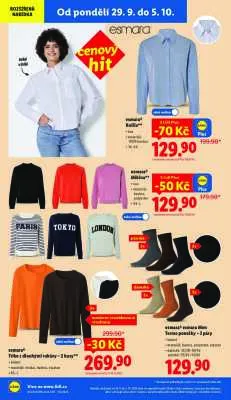akční leták Lidl 29.9.2025-1.10.2025