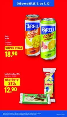 akční leták Lidl 29.9.2025-1.10.2025