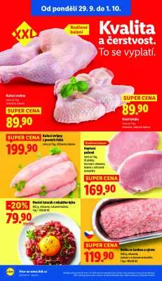 akční leták Lidl 29.9.2025-1.10.2025