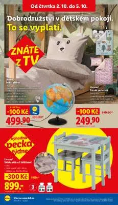 akční leták Lidl 29.9.2025-5.10.2025
