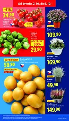 akční leták Lidl 2.10.2025-5.10.2025
