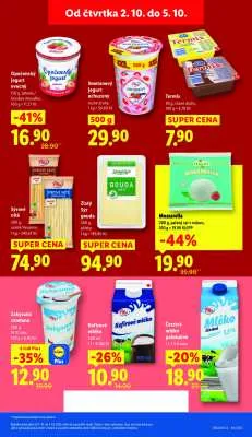akční leták Lidl 2.10.2025-5.10.2025