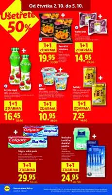 akční leták Lidl 2.10.2025-5.10.2025