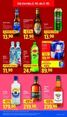 akční leták Lidl 2.10.2025-5.10.2025