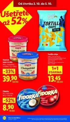 akční leták Lidl 2.10.2025-5.10.2025