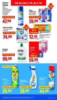 akční leták Lidl 2.10.2025-5.10.2025