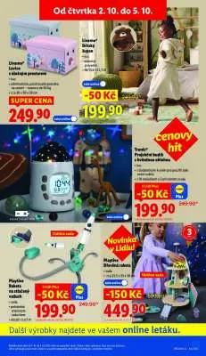 akční leták Lidl 2.10.2025-5.10.2025