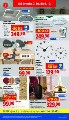 akční leták Lidl 2.10.2025-5.10.2025