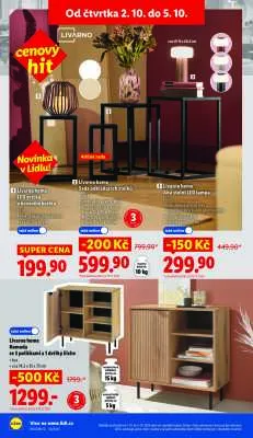 akční leták Lidl 2.10.2025-5.10.2025